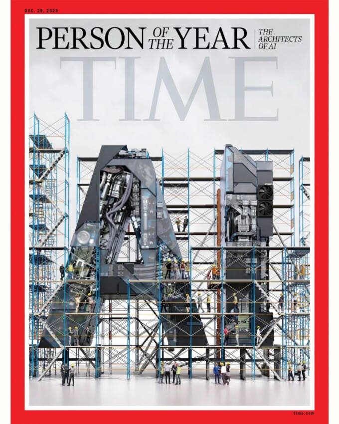 Los arquitectos de la IA, Persona del Año 2025 de la revista Time