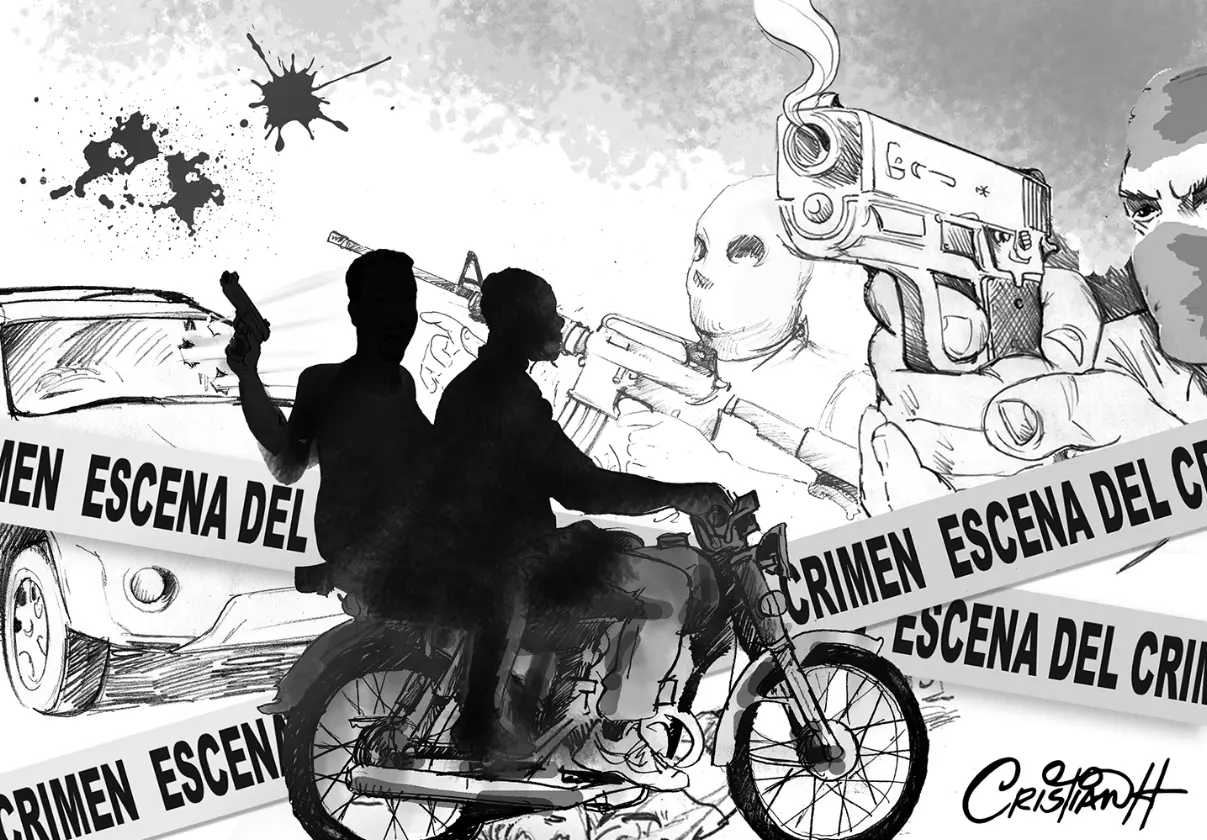 Hieren de bala a comerciante dentro de su negocio en Los Alcarrizos