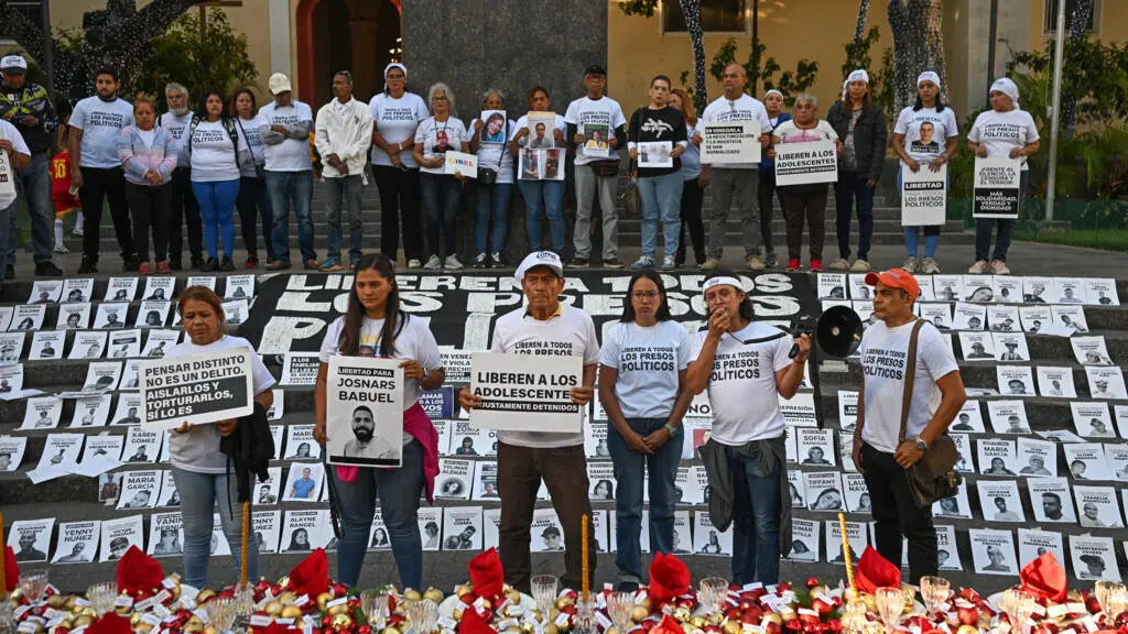 Familiares de presos políticos en Venezuela exigen libertad