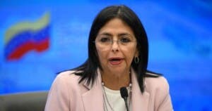 Delcy Rodríguez aboga por un diálogo inclusivo para salvar la soberanía de Venezuela