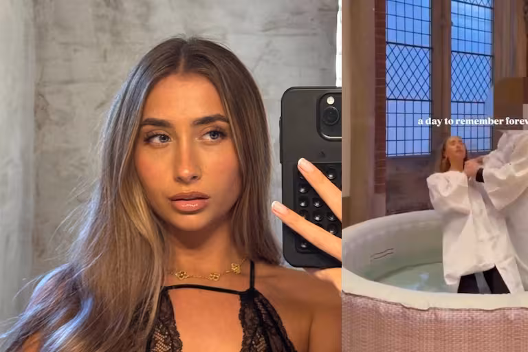 De 1,113 hombres en 12 horas a la fe: Lily Phillips se bautiza y regresa al cristianismo