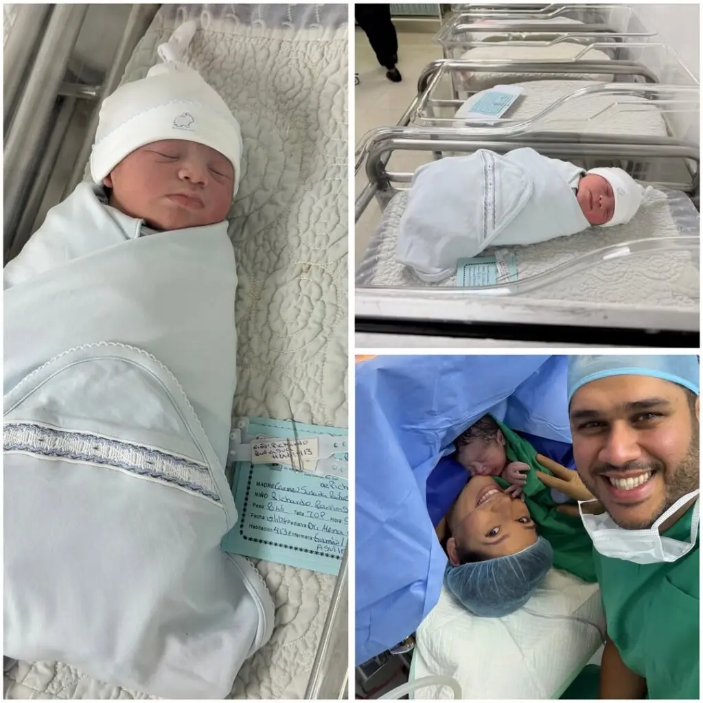 Juan Carlos Pichardo da la bienvenida a su bebé Juan Manuel: Es promesa, milagro y bendición