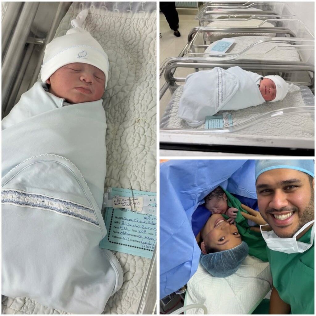 Juan Carlos Pichardo da la bienvenida a su bebé Juan Manuel: Es promesa, milagro y bendición