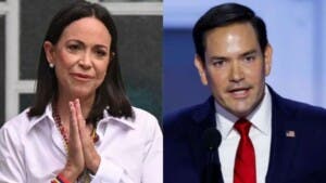 María Corina pide transición real en Venezuela tras reunión con Marco Rubio en Washington