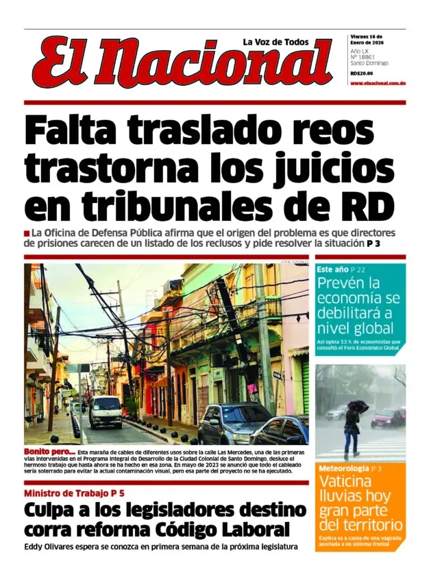 Impreso viernes 16 de enero 2026