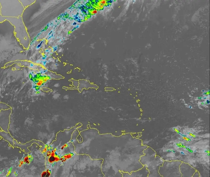 Indomet pronostica lluvias débiles y temperaturas frescas para este lunes