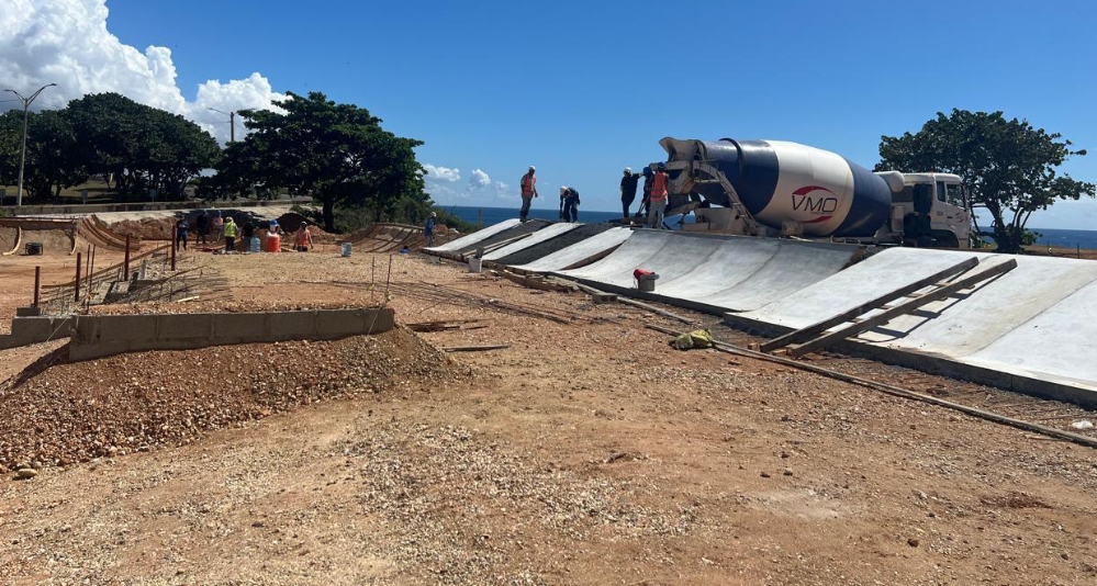 Así será el parque deportivo que construye la alcaldía del DN en el malecón