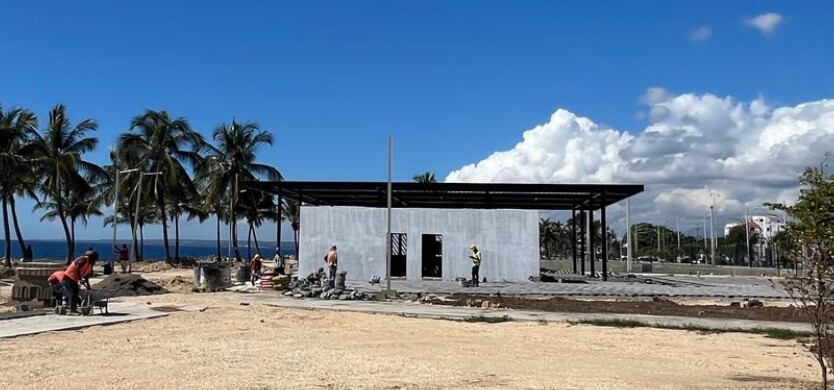 Así será el parque deportivo que construye la alcaldía del DN en el malecón