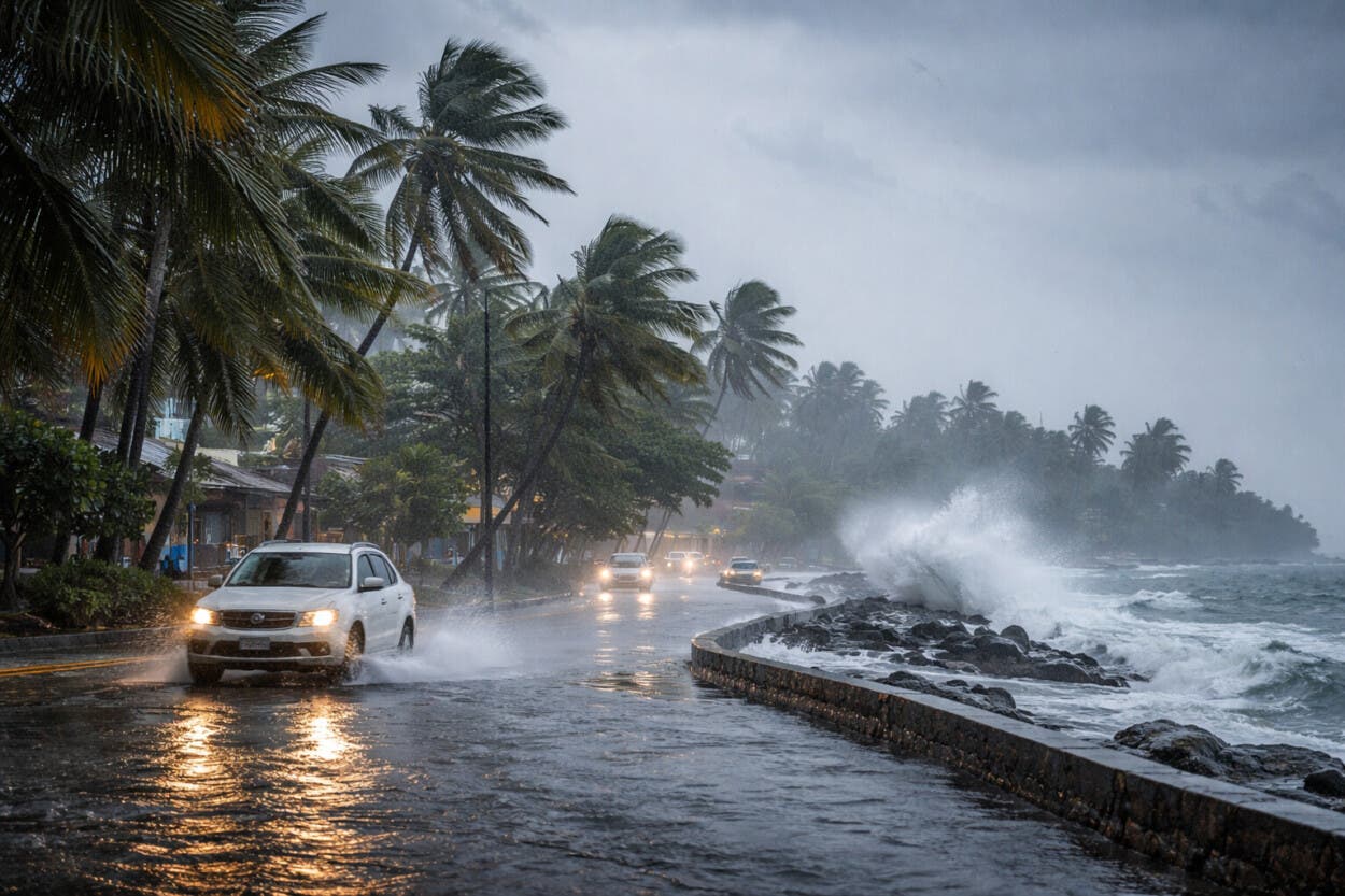 Lluvias y viento: Lo que trae el clima para este martes en República Dominicana