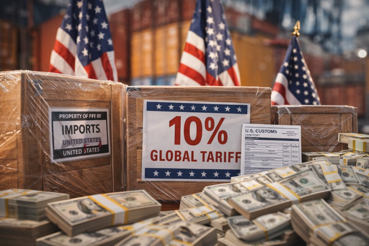 Importar a EE. UU. será más caro desde hoy: entra arancel del 10%