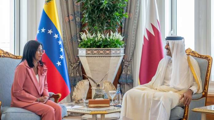 Primer ministro de Catar y Delcy Rodríguez apuestan por relación estratégica tras reunión     