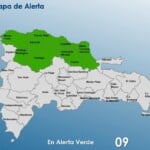 COE amplía a nueve las provincias en alerta verde por lluvias asociadas a frente frío
