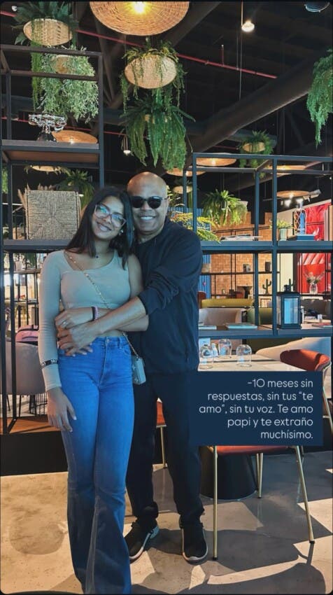 Ana Beatriz recuerda a su padre Rubby Pérez a diez meses de la tragedia en Jet Set