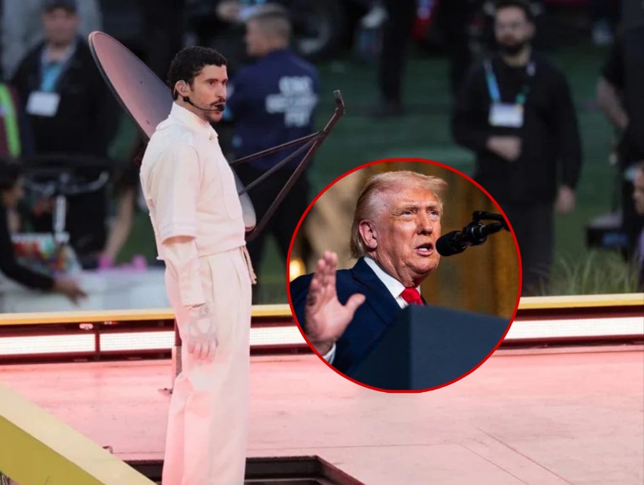 Trump critica el show de Bad Bunny: ¡uno de los peores del Super Bowl!