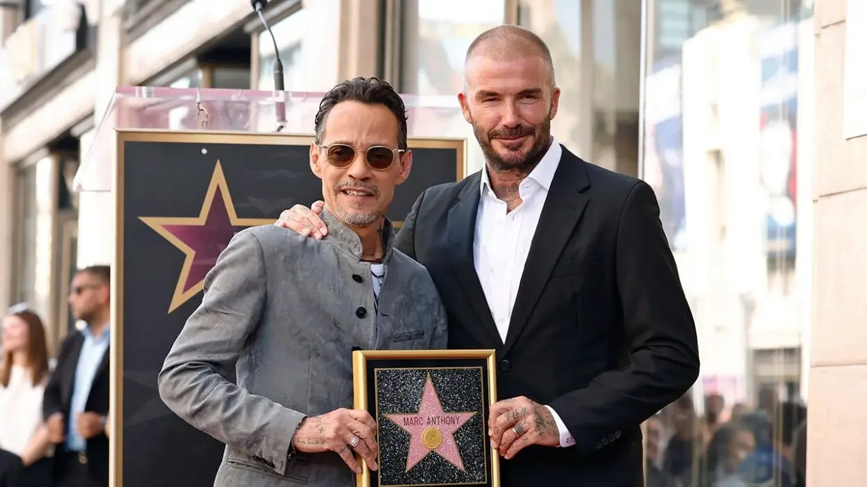Marc Anthony se pronuncia sobre la polémica en la familia Beckham: «No refleja la verdad»