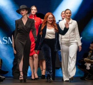 Yasmín Rodríguez deslumbra con su colección ‘Firmas Rojas’ en el Michigan Fashion Fest