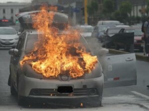 Incendio tras disputa doméstica deja dos heridos en Alto Manhattan