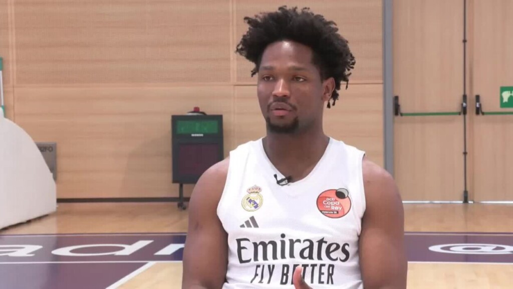 Andrés Feliz, base dominicano del Real Madrid, habló en la víspera del partido de cuartos de final de la Copa del Rey española