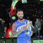 Lillard agranda su leyenda con su ansiado tercer título de triples en el All-Star NBA