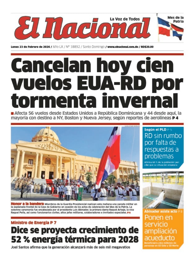 Impreso lunes 23 de febrero 2026