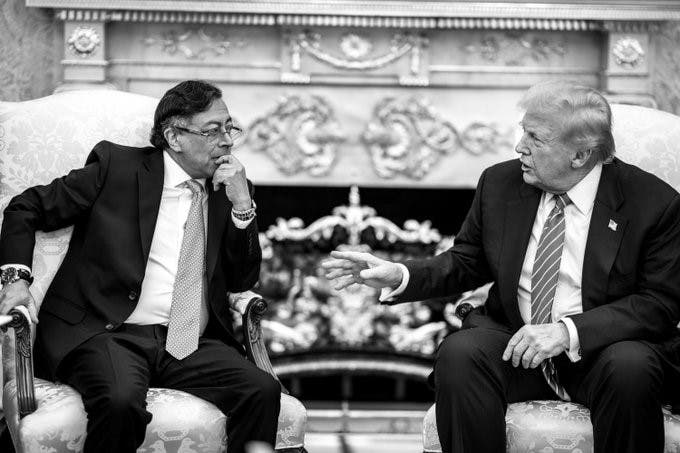 A puerta cerrada: Así fue la reunión entre Trump y el presidente colombiano Gustavo Petro