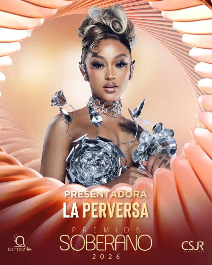 La Perversa participará como presentadora en los Premios Soberano 2026