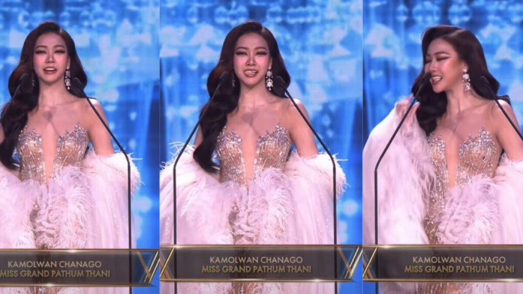 Un momento incómodo en el Miss Grand Tailandia: pierde los dientes en escena
