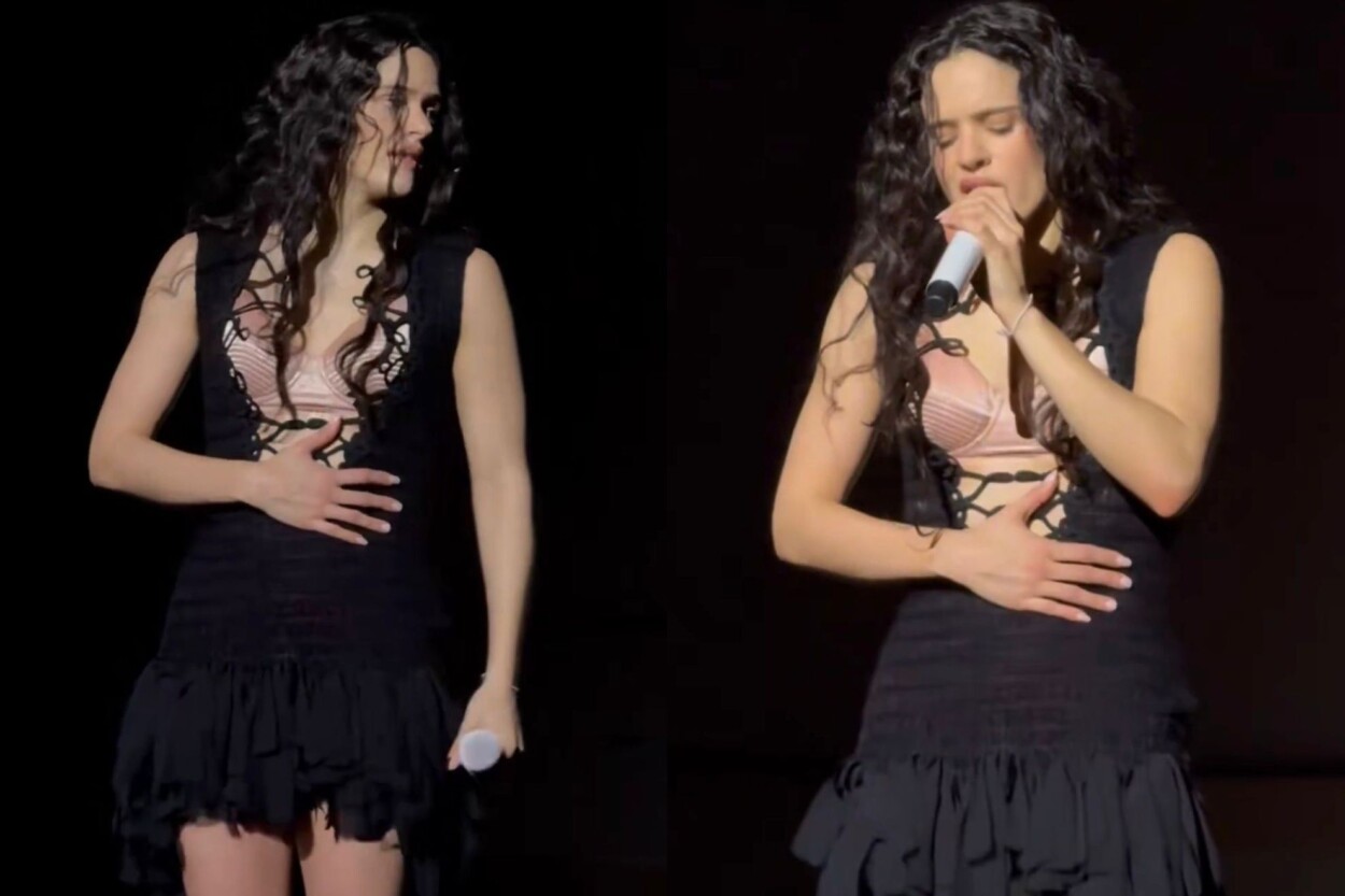 Rosalía suspende concierto en Milán por intoxicación alimentaria: «Estoy realmente mal»