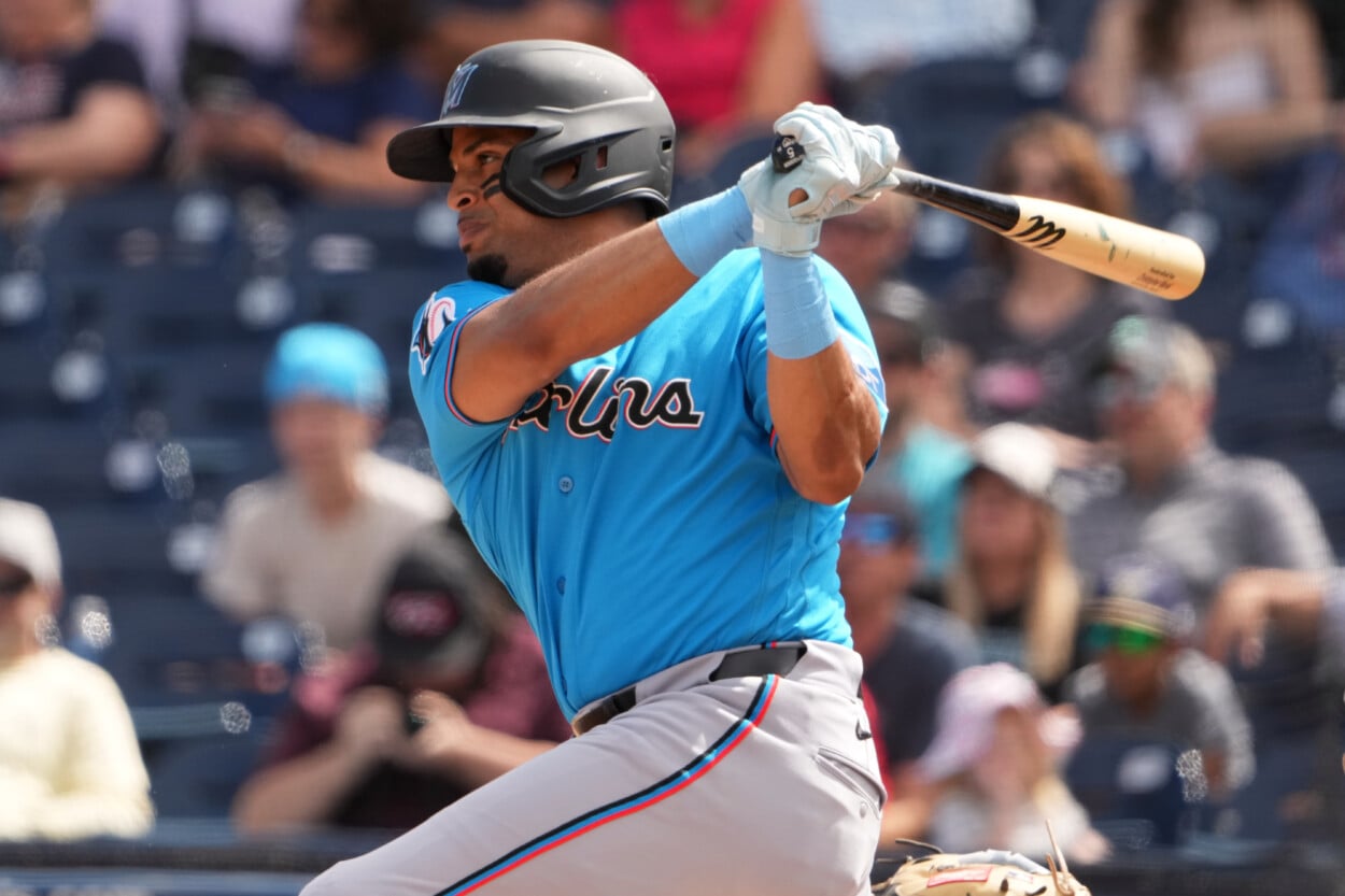 Distensión en el oblicuo deja fuera a Christopher Morel del debut con Marlins