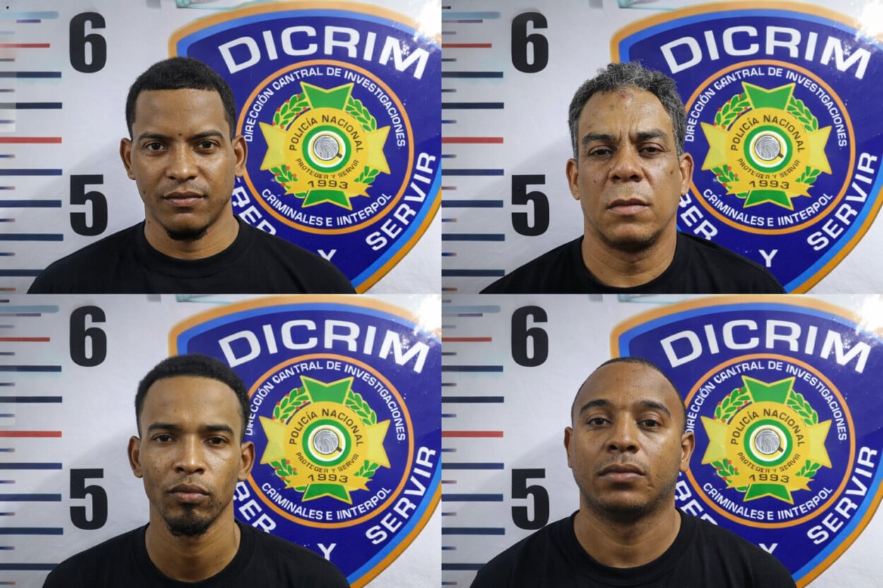 Apresan a cuatro hombres usaban uniformes falsos de la DNCD para atracar