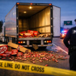 ¡Robo chocante! Asaltan camión con millones de chocolatinas KitKat