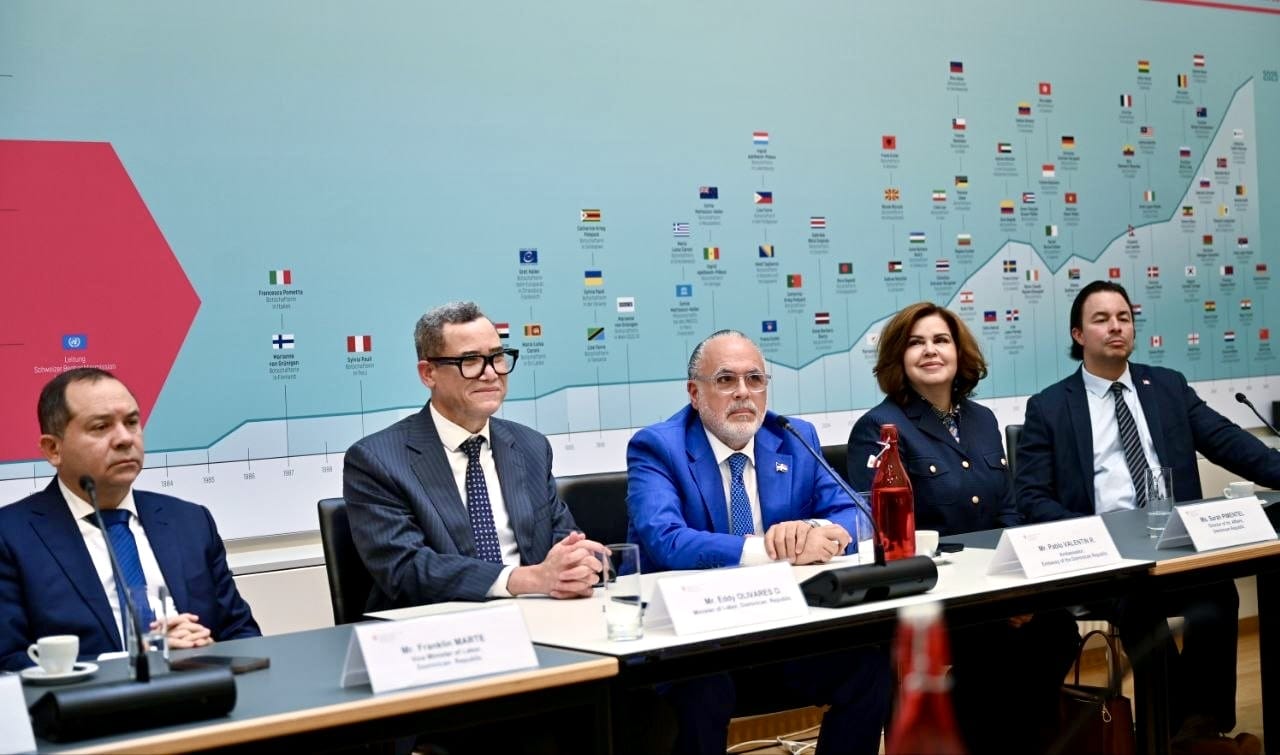 Suiza y RD buscan sumar las cotizaciones laborales de los trabajadores de ambos países