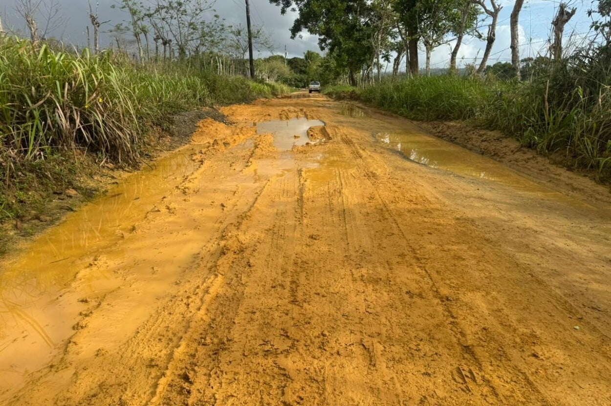 Guanábano, Cotuí: Suspenden clases y protestan por pésimas condiciones de camino hacia escuela