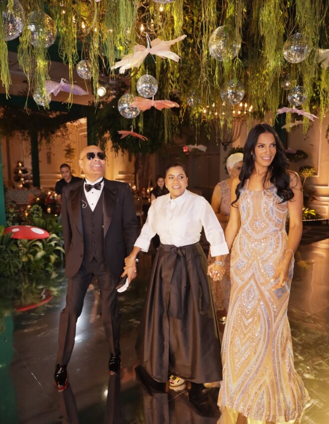 Ana Beatriz en su fiesta de 15 años.