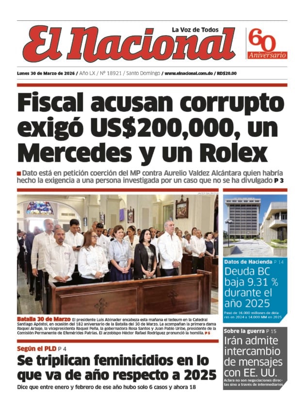 Impreso lunes 30 de marzo 2026