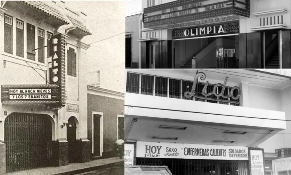 A mediados de la década de 1940 las salas de cine se propagaron, en particular en la ciudad de Santo Domingo, y luego en casi todas las ciudades del país.