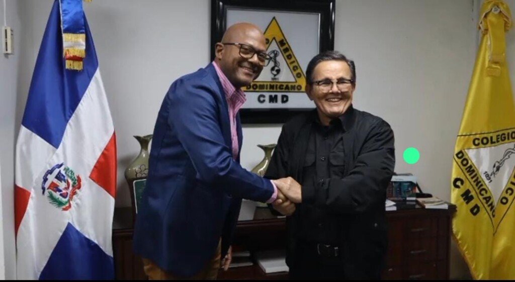 El presidente del Colegio Médico Dominicano (CMD), Dr. Luis Peña, recibió este miércoles a una comisión del Comité Ejecutivo Nacional de la Asociación Nacional de Profesionales Agropecuarios (ANPA