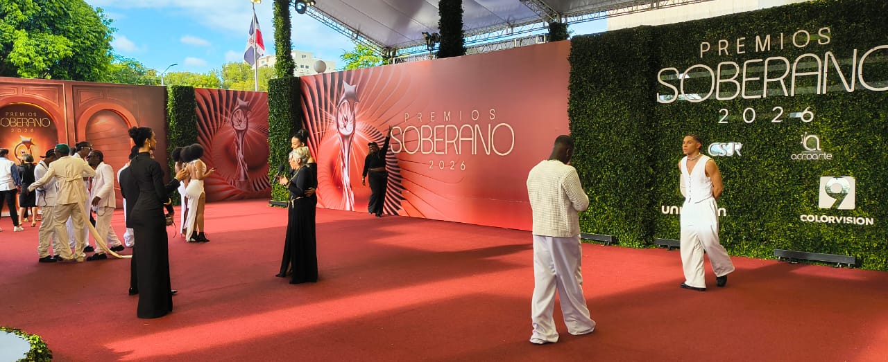 Alfombra roja de Premios Soberano 2026, a la espera de sus estrellas