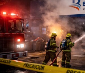 Conato de incendio afecta almacén del Banreservas