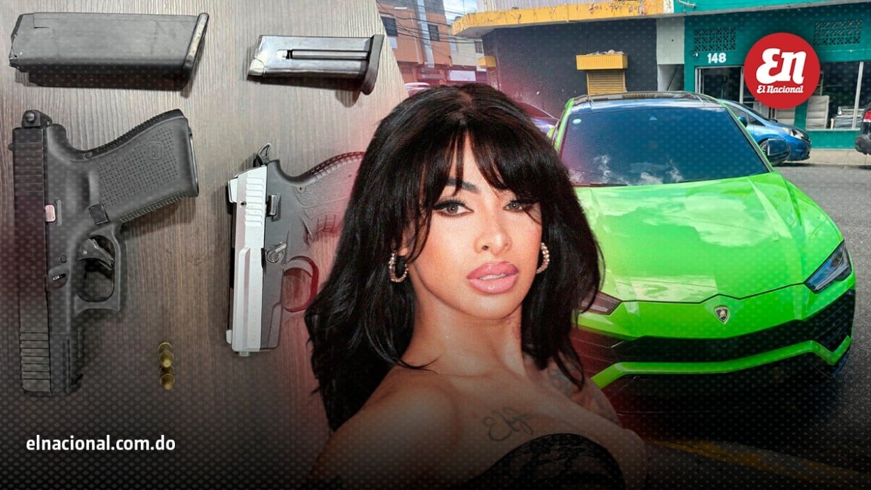 Yailin La Más Viral arrestada con armas de fuego en su Lamborghini