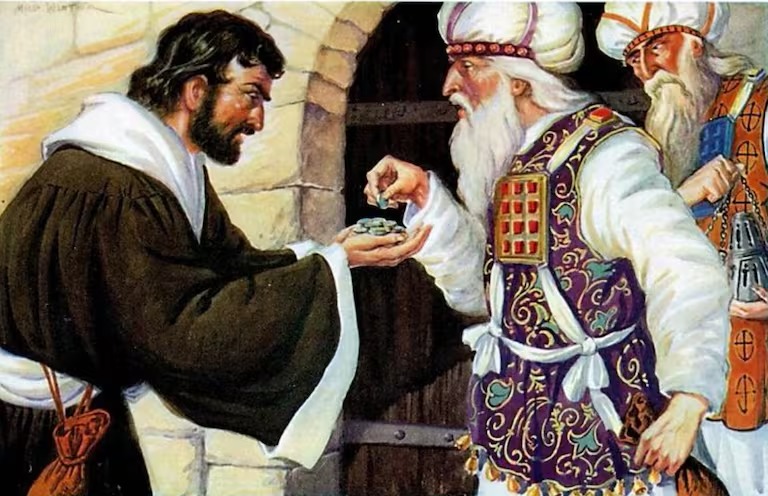 Traición de Judas a Jesús