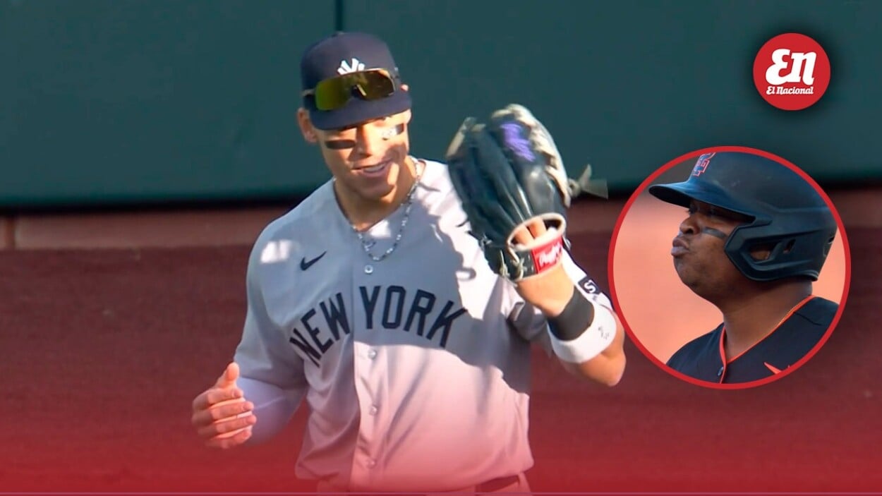 ¡Corre más!: El beso de Rafael  Devers a Aaron Judge que se vuelve viral en pleno juego