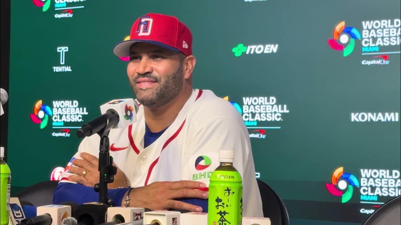 Albert Pujols está feliz, pero enfocado en el título