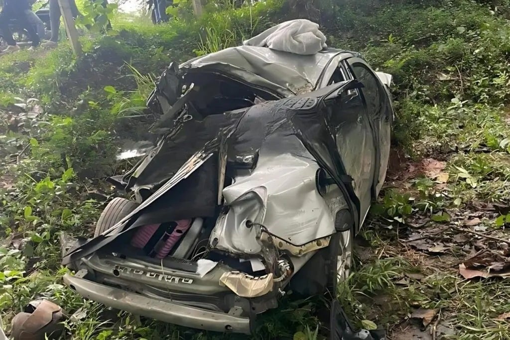 ¡Impactante! Aparatoso accidente en Valverde deja varios heridos en Domingo de Ramos
