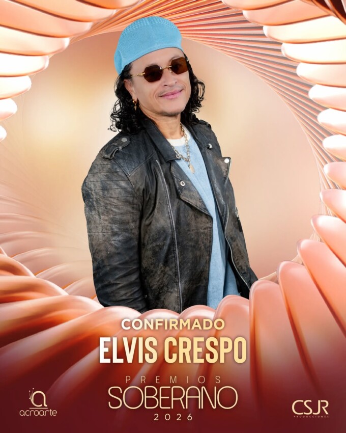 Martha Heredia, Elvis Crespo y Jomari Goyso se suman a los Premios Soberano 2026