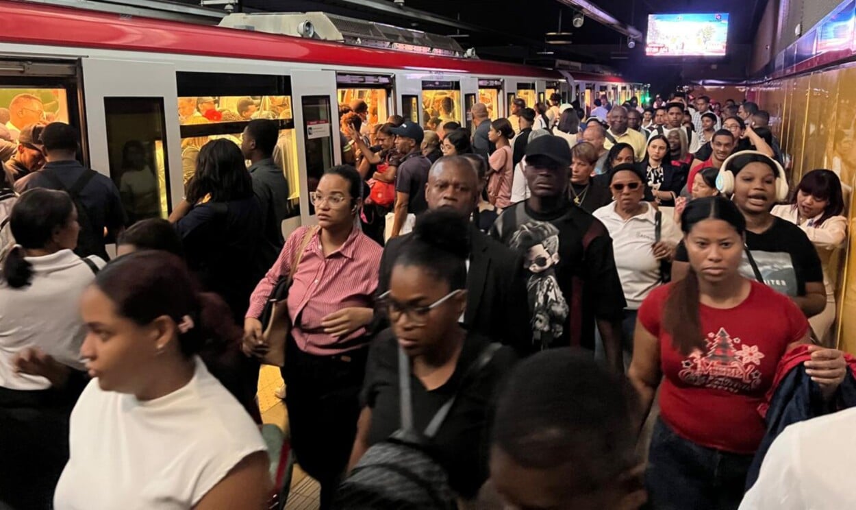 Caos en el Metro SD