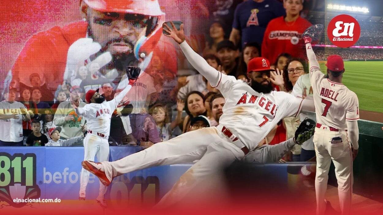 «Salto suicida»: Jo Adell vuela tres veces sobre el muro para robarse tres jonrones