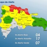 COE aumenta a 27 las provincias bajo alerta, más el Distrito Nacional