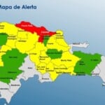 COE coloca 2 provincias en alerta roja, 14 en amarilla  y 9 en verde por lluvias: ¿Cuáles son?