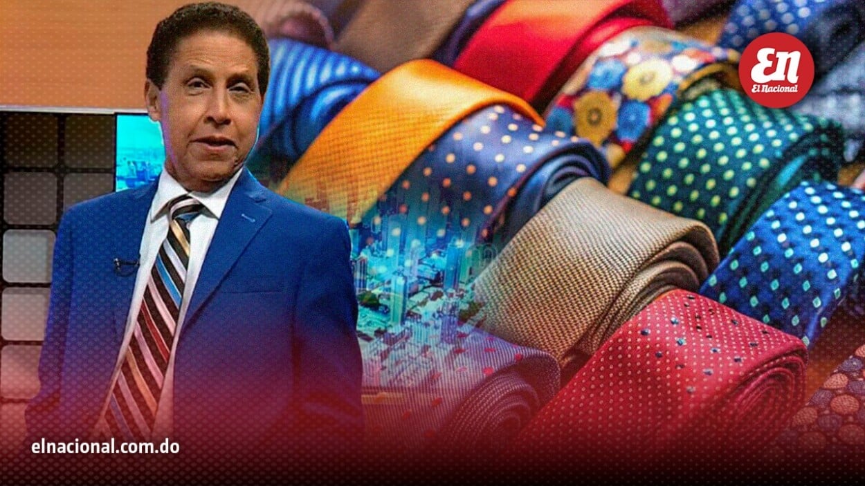 Carlos Batista y su afición por las corbatas; aseguraba tener más de 3,000